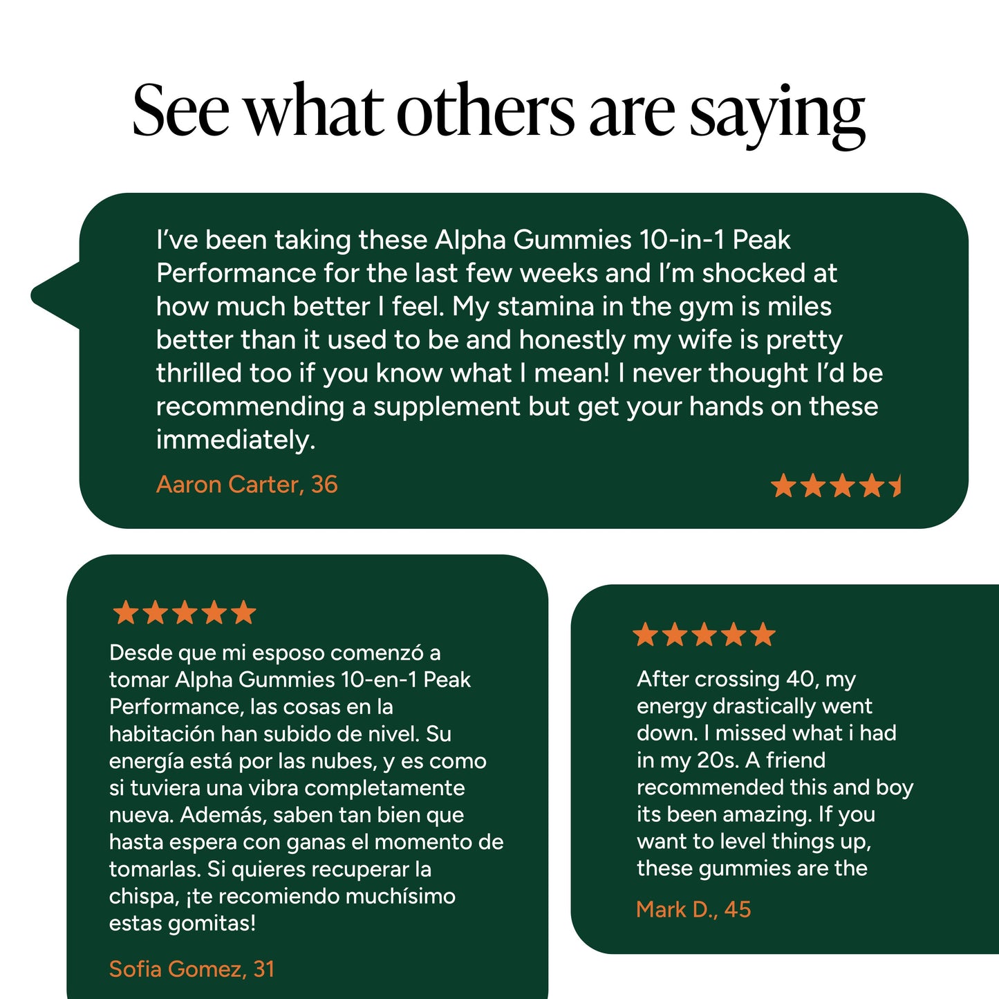 Peak Male Nutrition™ Alpha Gummies